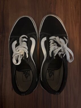 Vans Black Old Skool Sneakers Womens 7